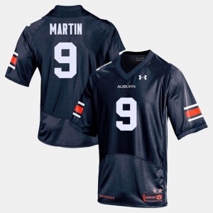 Auburn University #9 Men's Kam Martin Jersey Navy Stitched College Football 563094-708