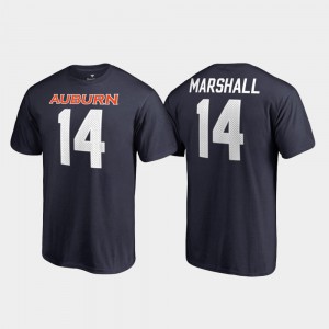 AU #14 Men's Nick Marshall T-Shirt Navy Embroidery Name & Number College Legends 545966-211